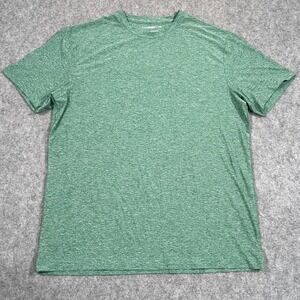 Bearbottom Heather Green Short Sleeve Crew Neck Tech Tee‎ Men's Size Large
